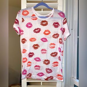 Chaser brand, pink lips tee